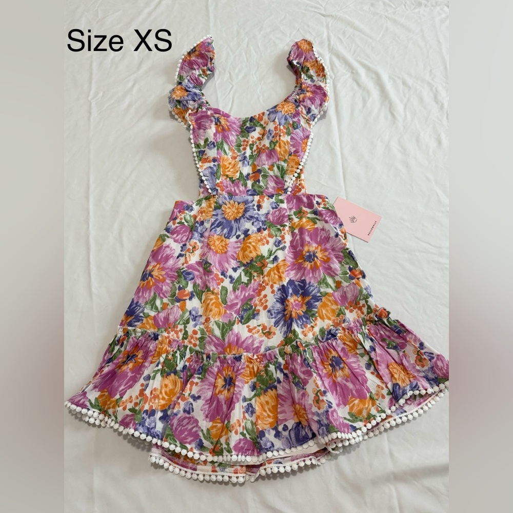 Hello Molly Floral dress. Size XS. New with tags